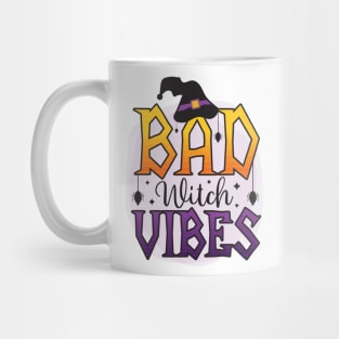 Bad witch vibes Halloween Mug